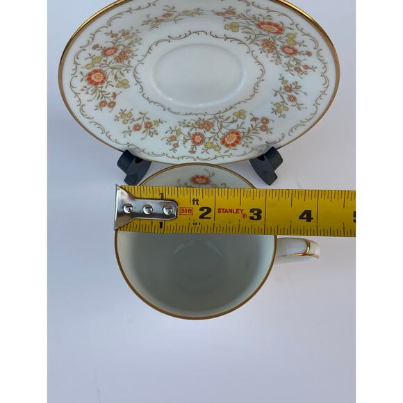 Noritake "Inspiration" tea cup and saucer set, pattern number 2607 - Picture 4 of 6
